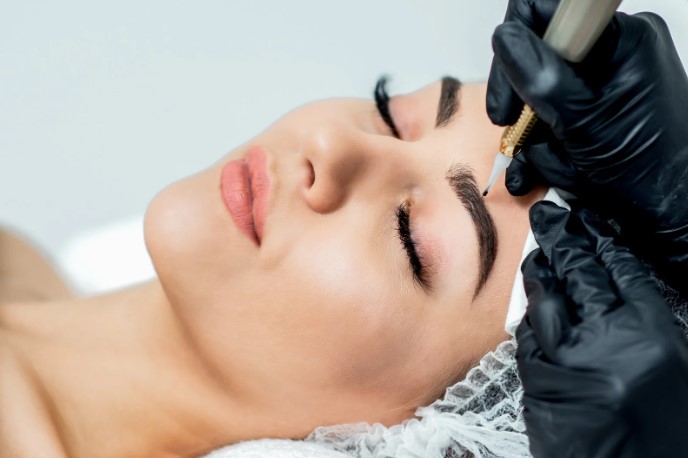 як виправити сині брови після перманенту